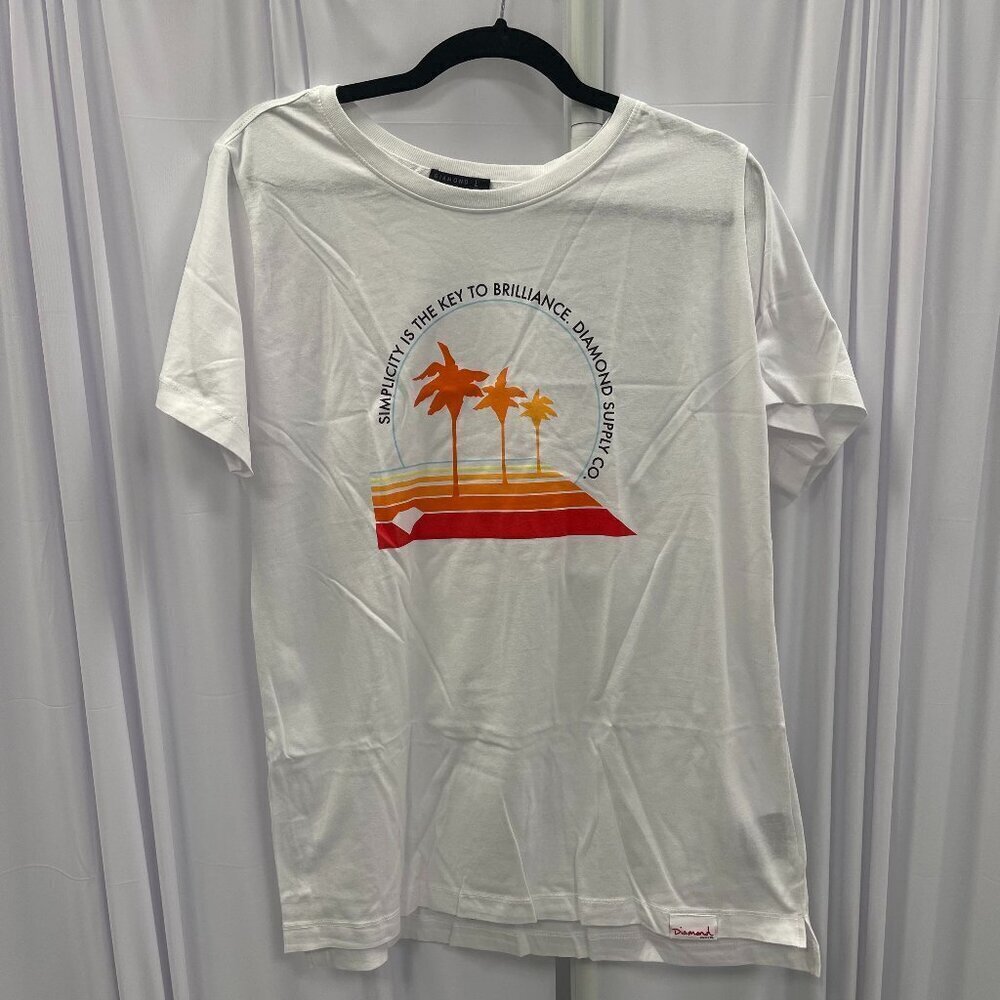 Diamond Supply Company Women's Palm Vibes T-Shirt - Size Small - NWT